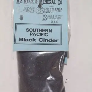 1034 - G scale Black Cinder Ballast