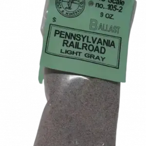 1052 Bag PENNSYLVANIA GRAY HO Scale Ballast