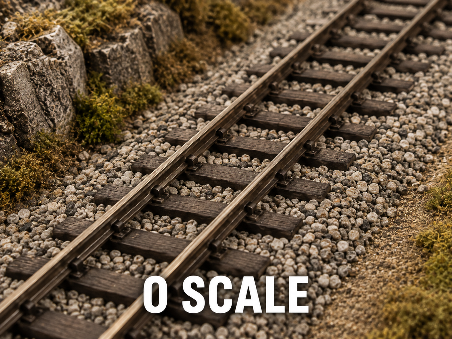 Shop O scale ballast and scenery