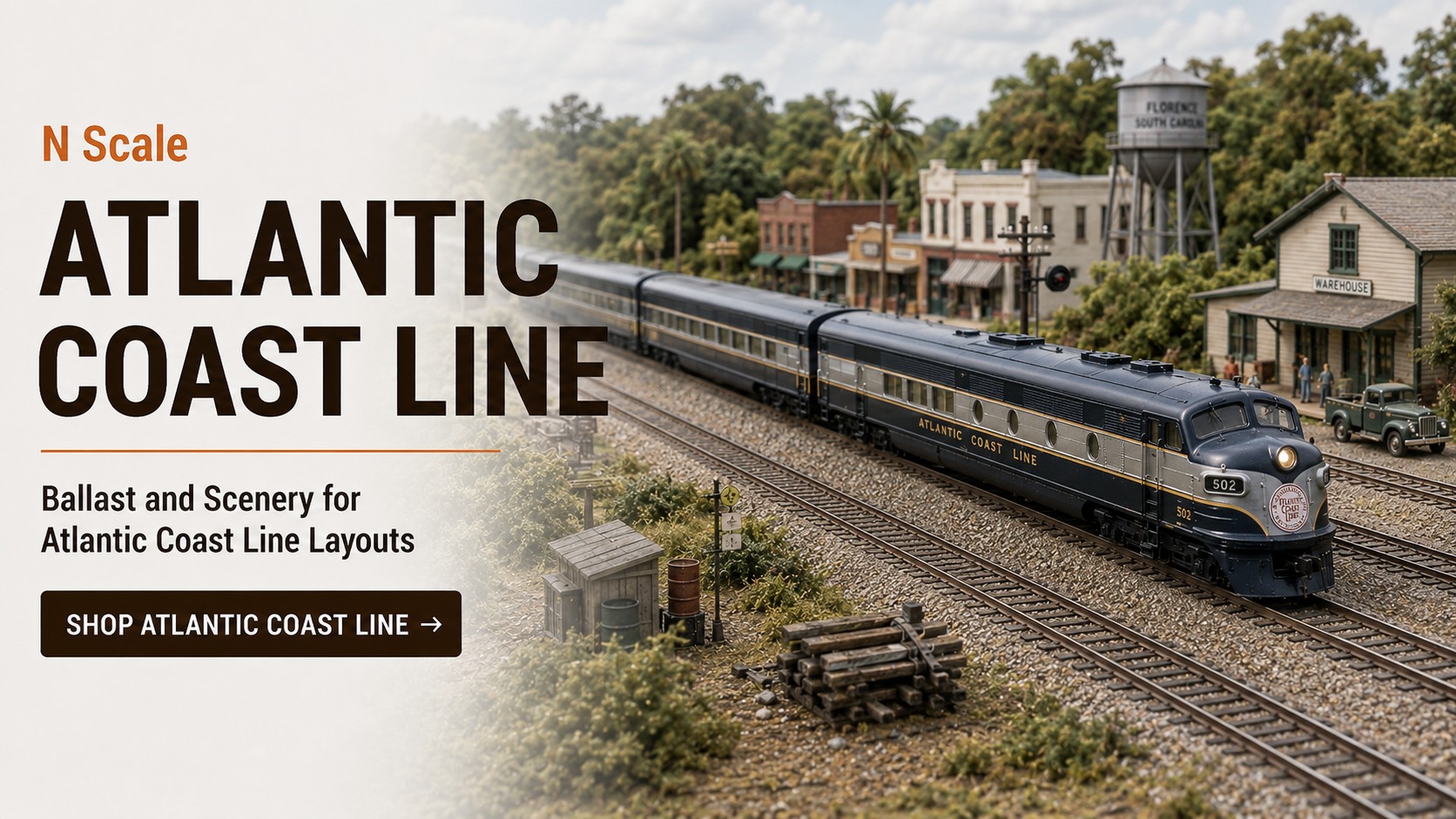 Atlantic Coast Line N scale railroad