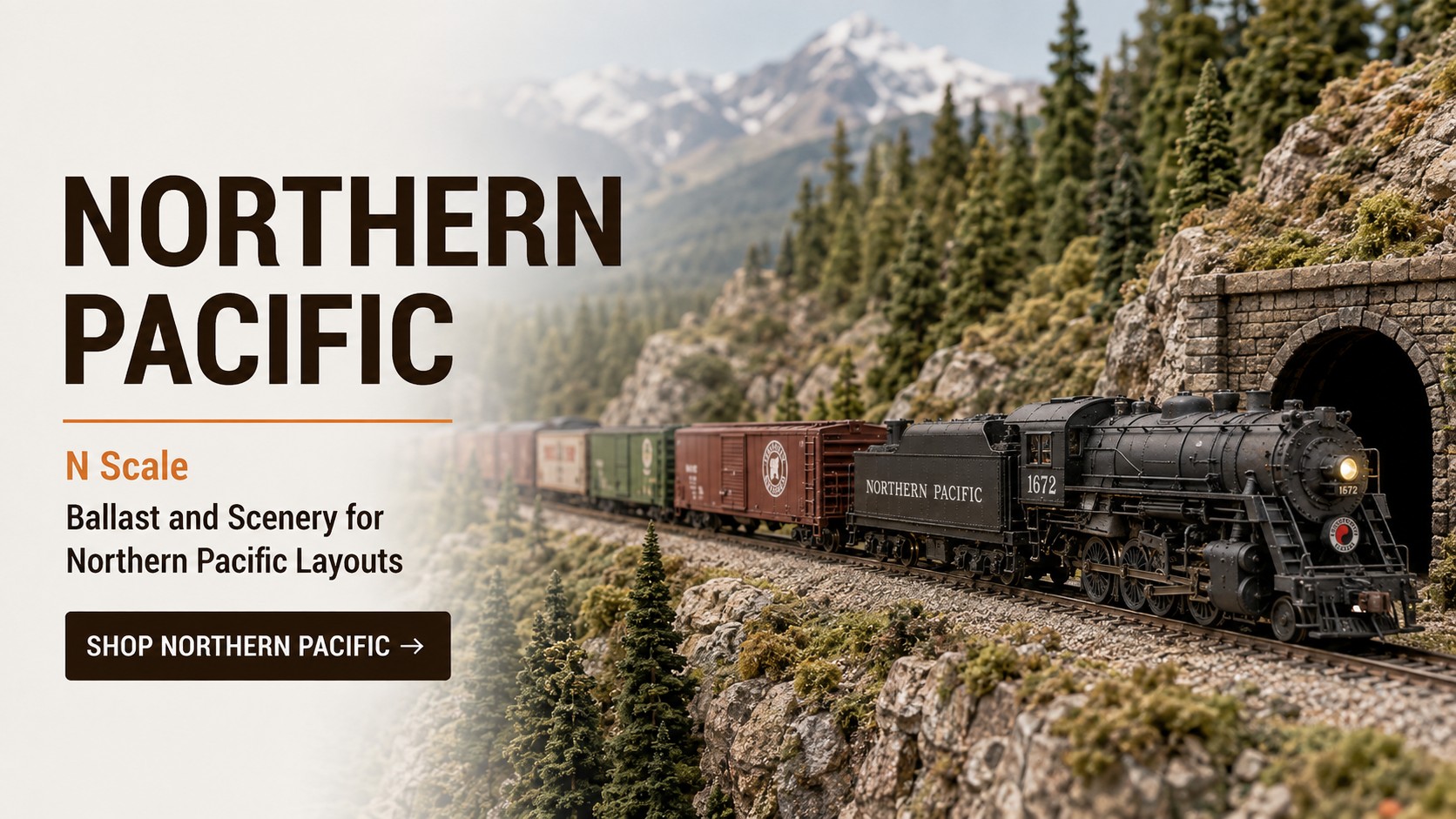 Northern Pacific N scale railroad