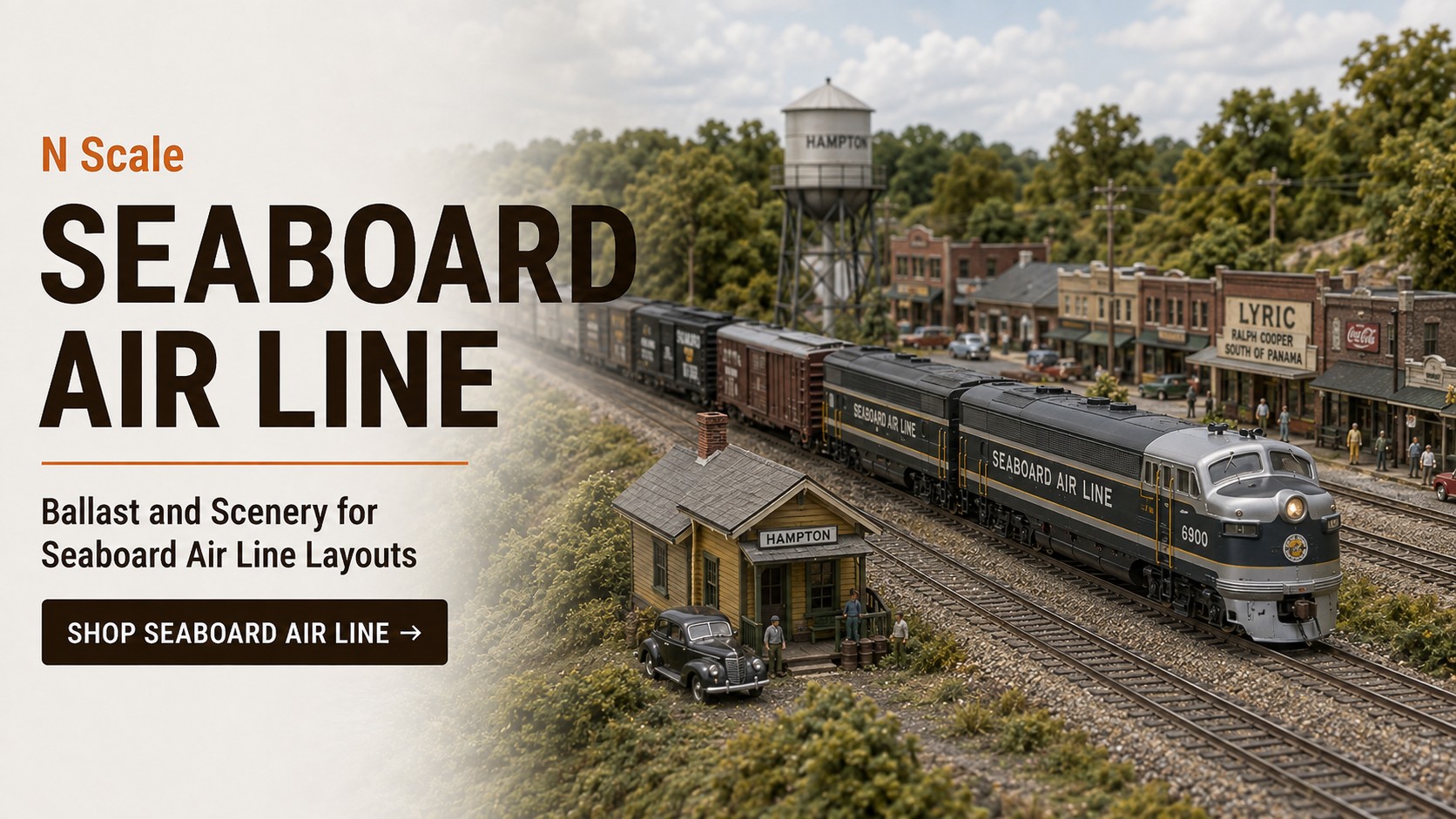 Seaboard Air Line N scale railroad
