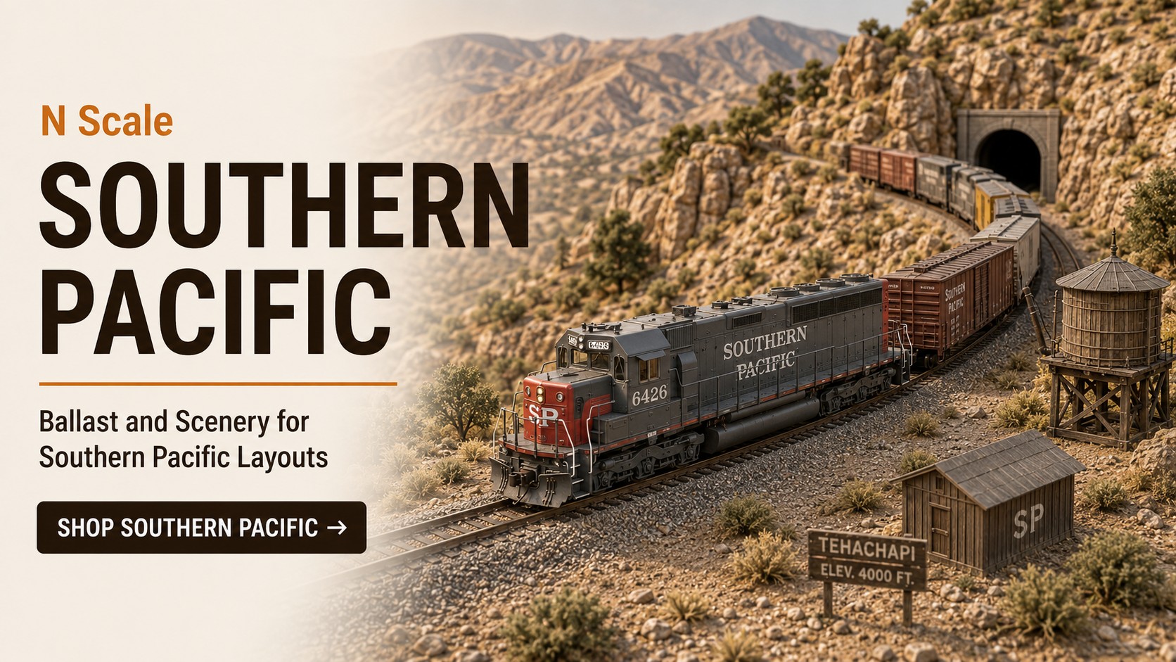 Southern Pacific N scale railroad