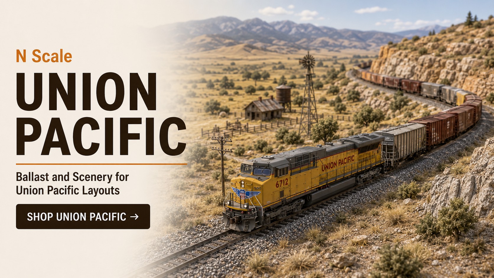 Union Pacific N scale railroad